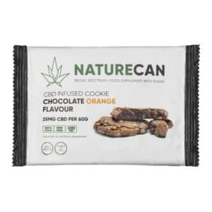 a bar of CBD cookie orange.