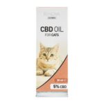 A Renova - CBD oil 5% for cats (30ml) on a white background.